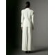 thumbnail image 3 of Conjunto blazer BELLA BARNETT con diamantes de imitación blancos para mujer, 3 of 3