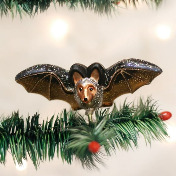 Old World Christmas Clip-On Bat Ornament