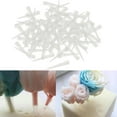 thumbnail image 2 of 100 Pieces Flower Picks Flower Holder for Cake Decorating Holder Tube Clear Fixed Spikes for DIY Craft S, 2 of 9