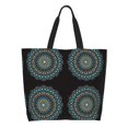 thumbnail image 1 of Easygdp Mandala Bolsas Tote para Mujer, Bolsos de Hombro para Viaje, Bolsos de Mano de Gran Capacidad para Compras y Trabajo, 1 of 8