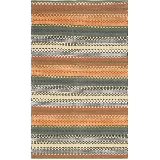 Safavieh Striped Kilim Gold Contemporary Rug - 5' x 8'