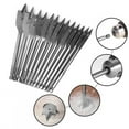 thumbnail image 4 of Ouitble accesorio de perforación de banco Broca Plana 13PCs 1/4 Pulgada para Trabajo en Madera, Herramienta de Perforación, Abreagujeros 6-25MM, 4 of 8