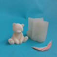 thumbnail image 4 of Versión coreana del molde de oso, molde de silicona para velas de oso regordete, adornos de yeso para aromaterapia DIY, oso sentado, 4 of 5