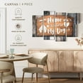 thumbnail image 5 of Elephant Stock Home Is Where My Dog Is Wall Sign Wall Art - Horizontal Multi Panel Canvas - Living Room Wall Decor - Wall Signs Multi Panel - Gray And Beige Decor - 52" x 32", 5 of 8