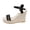 Black, variant on Sandals for Women Ankle Strap Platform Wedge High Heels Backless Espadrilles Comfortable Rubber Sole Non Slip Summer Dress Shoes Black Size 9