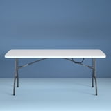 Cosco Large 8 Foot Foldable Centerfold Table, White - Walmart.com