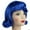 Blue, variant on 60s Short Lucy Flip Wig