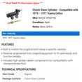 thumbnail image 2 of Clutch Cylinder - Compatible with 1975 - 1977 Toyota Celica 1976, 2 of 2