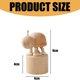 thumbnail image 5 of Decoración de animales de madera, 5 uds., bonita decoración de mesa para dormitorio, sencilla, 5 of 6