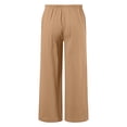 thumbnail image 5 of Bovxnpu Girls Cotton Casual Pants Linen Cotton Girls Shorts Casual with Pockets Drawstring Waist Pants, 5 of 5