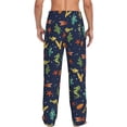 thumbnail image 3 of Xecao Shells and Seaweed Men's Straight Lounge Pajama Pants: The Ultimate in Comfortable Sleepwear, 3 of 9