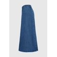 thumbnail image 2 of CAILDANL Women's Western Style Front Slit Design Wash Jean Long Denim Maxi Skirt, 2 of 2