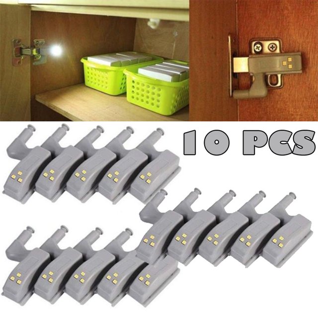 CHUANK Inner Hinge LED Sensor Light for Kitchen Cabinet 1/10/20/30pcs