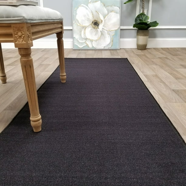 Your Choice Length & Color Solid NonSlip Carpet Runner Rug Rubber Backed