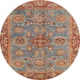 thumbnail image 1 of Ahgly Company Indoor Round Abstract Camel Brown Oriental Area Rugs, 3' Round, 1 of 6