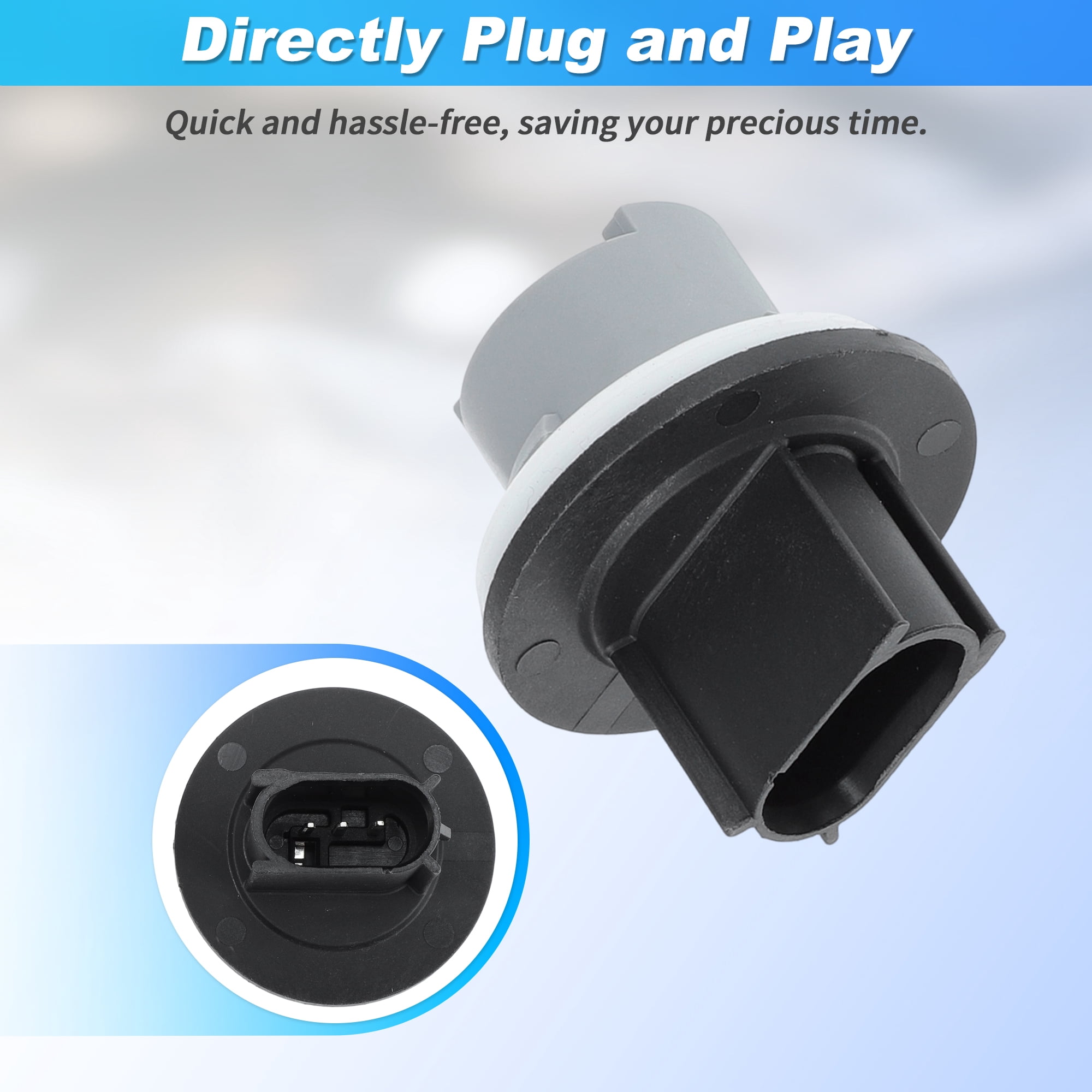 Unique Bargains 2 Pcs Turn Signal Socket Base for Chevrolet Camaro 2010-2015