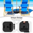 thumbnail image 6 of Gymax Patio Fillable Umbrella Base Stand Holder 1.5'' Water&Sand Filled Weighted Market, 6 of 10