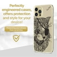 thumbnail image 2 of Case Yard iPhone-11-Pro Case Clear Soft & Flexible TPU Ultra Low Profile Slim Fit Thin Shockproof Transparent Bumper Protective Cover Drop Protective Cell Phone Cases (Bad Cat), 2 of 8