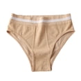 thumbnail image 5 of Women's Briefs Underwear for Women Panties Seamless Bikini Pads Maternity Underwear for Women plus Size 14 Women's Briefs Sexy Ladies plus Size Thong My Recent Womens V String Panties Khaki S, 5 of 7