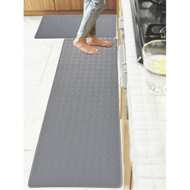 Shinnwa Kitchen Mats and Rugs Set Anti Fatigue Waterproof Kitchen Runners 1/2 inch Thick