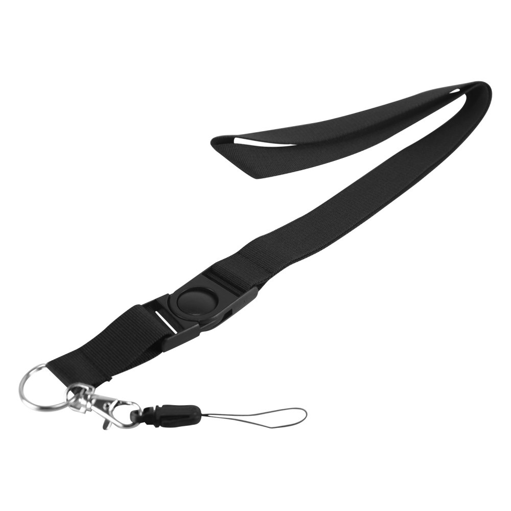 Black Neck and Hand Straps for Cell Phone