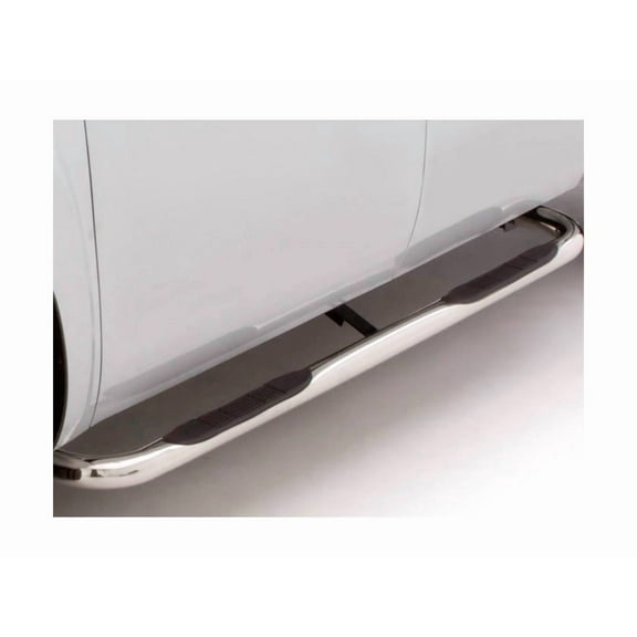 Lund 23274783 Polished Stainless Steel 4" Oval Bent Nerf Bars for 2009-2018 Dodge Ram 1500 Quad Cab