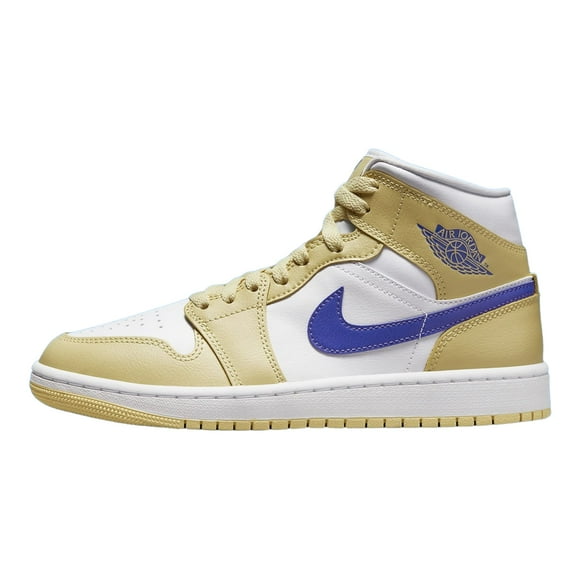 Jordan 1 Mid Women Lemon Wash/Lapis-White BQ6472-701 8.5