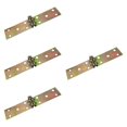 thumbnail image 2 of DOLITY 4Pcs Folding Hinges Edge Hinges for Computer Desk Butler Tray Doors 16.2x3.1cm, 2 of 9