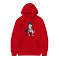 thumbnail image 3 of Utlike Boys Hoodies Sweatshirt Dinosaur Print Long Sleeve Hooded Pullover Toddler Kids Winter Warm Hoodies Child Basic Top Size 7 Years-8 Years, 3 of 5