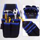 thumbnail image 4 of Bolsa Porta Herramientas Profesional Para Electricistas Negro cinta Azul, 4 of 6