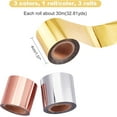 thumbnail image 4 of 90m Hot Foil Stamping Paper 40mm Wide Heat Transfer Foil Paper Hot Foil Paper Roll for Card Making Sparkling Craftwork Scrapbooking Paper Crafts, 4 of 10
