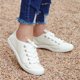 thumbnail image 5 of Zapatos de lona de corte bajo Zapatos planos casuales para estudiantes de la versión coreana perezosa de un pie Wmkox8yii FOPL611, 5 of 5