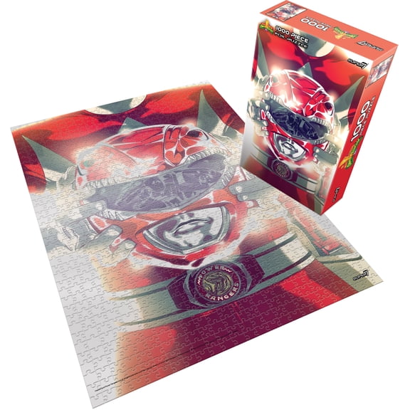 Super7 - Mighty Morphin Power Rangers - Red Ranger Foil Puzzle