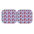 thumbnail image 5 of Lsque Cartoon Lobsters 2 2 PCS Windshield Sun Shade | CarFoldable Window Covers | Car Accessories Reflect UV for Universal Cars SUV Truck | Large, 5 of 7
