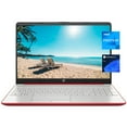 thumbnail image 1 of [Windows 11 Pro] HP Newest 15.6" HD Laptop, Intel Pentium Silver N5030, 4GB RAM, 128GB SSD, 1-Year Office 365, Ethernet, Webcam, Wi-Fi, Bluetooth, Fast Charge, Scarlet Red, w/Batteries, 1 of 6