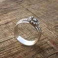 thumbnail image 4 of Sunflower Spinner Ring For Women, Fidget Ring Band, 925 Sterling Silver Ring, Nature Ring, Flower Spinner Ring, Anxiety Ring, Wide Band Ring, Handmade, Sunflower Ring, 4 of 4