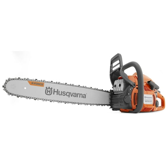 Husqvarna 450 Rancher 20 Inch Gas Chainsaw, 50.2-cc 3.2-HP, 2-Cycle X-Torq Engine, For Tree Pruning, Yard Cleanups and Firewood Cutting