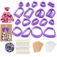 thumbnail image 5 of Juego de rebanadoras de arcilla Eigraketly 118 piezas accesorios para niños dispositivo de rebanado multipropósito, 5 of 6