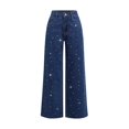 thumbnail image 1 of Mujer Pantalones Vaqueros Holgados De Talle Alto Con Botones Y2K Casual Boyfriend Pantalones De Mezclilla Con Bolsillos Vaqueros Rectos Sueltos, 1 of 7
