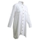 thumbnail image 5 of Las nuevas mujeres de lino del algodón blusa larga irregular del dobladillo Botones ocasionales f Romacci Blusa, 5 of 7