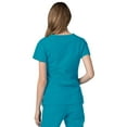 thumbnail image 2 of Adar Universal Scrubs For Women - Double Stitched Mock Wrap Scrub Top, 2 of 7