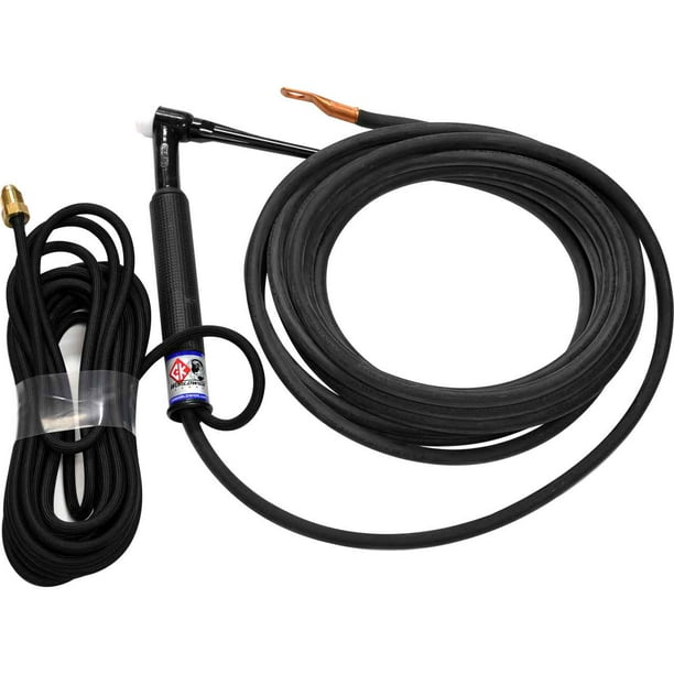 CK26 Air Cooled TIG Torch Kit, Flex, 200A, 25', 2Pc, SuperFlex, CK26