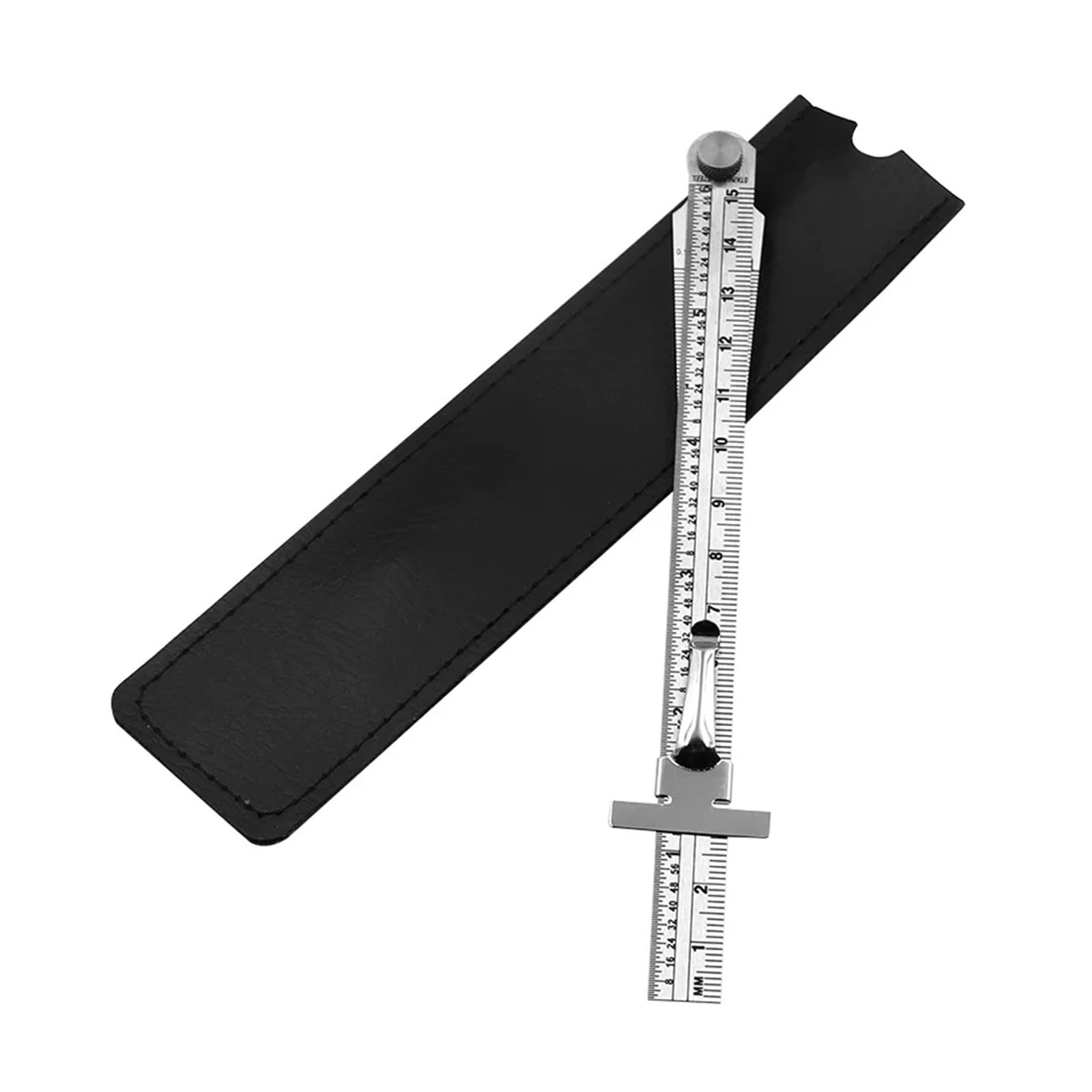 Wedge Taper Ruler Stainless Steel Welding Taper Feeler Gauge Depth Ruler Hole Inspection For Measurement Tool ,Corrosion-Resistant