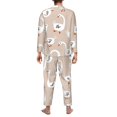 thumbnail image 5 of Kll White Goose Sleepwear Mens Flannel Pajamas,Long Cotton Pj Set, 5 of 9