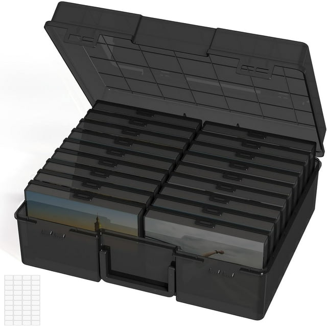 Inner Photo Storage Box ” x ” Photo Case Clear Craft Keeper Plastic Organizer Boxes for Seed Cards Stickers Crayon Beads Jewelry