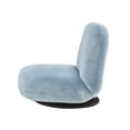 thumbnail image 3 of Loungie Adriano Plush Recliner/Floor Chair, Blue, 3 of 8