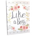 thumbnail image 1 of hometrends Like A Boss Inspirational Canvas Wall Décor, 1 of 1