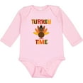 thumbnail image 3 of Inktastic Thanksgiving Turkey Time Boys or Girls Long Sleeve Baby Bodysuit, 3 of 5