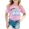 thumbnail image 4 of Easter Shirts for Girls Size 12 Easter Shirt For Toddler Boys Girls Eggs Hunt Bunny Outfits Digging Tractor Kids T Shirt,8-9 Years,Y3-Pink, 4 of 4