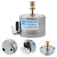 thumbnail image 3 of MasteelfCA Phonograph Gramophone Motor Replacement Metal Motor for Vinyl Record Players (Silver), 3 of 8